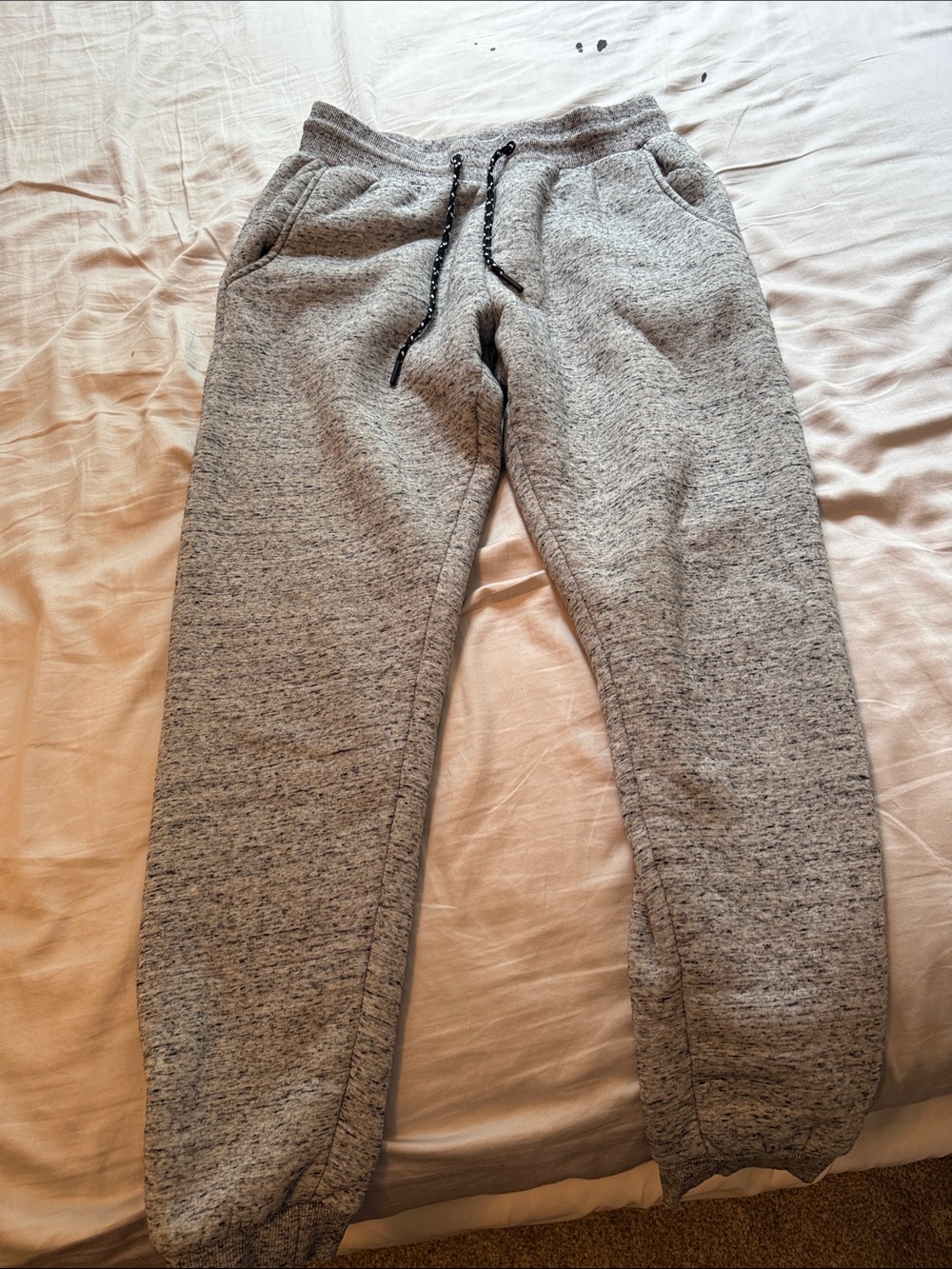 Heather Gray Drawstring Sweatpants